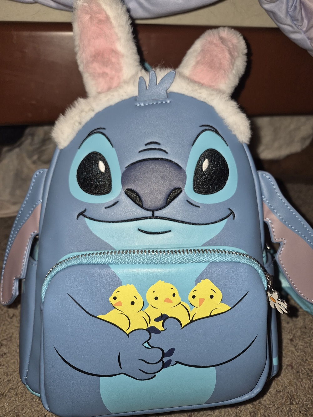 Loungefly Disney Lilo & Stitch Bunny Ears Mini Backpack - Picture 2 of 11